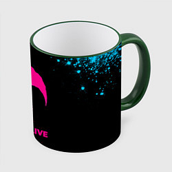 Кружка 3D Date A Live - neon gradient, цвет: 3D-зеленый кант