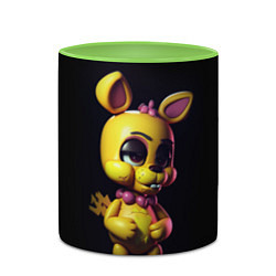 Кружка 3D Spring Bonnie, цвет: 3D-белый + светло-зеленый — фото 2