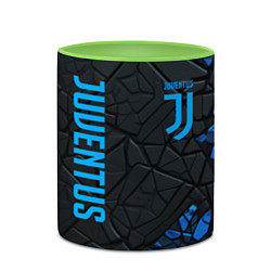 Кружка 3D Juventus logo, цвет: 3D-белый + светло-зеленый — фото 2