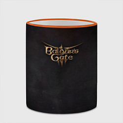 Кружка 3D Logo Baldurs Gate 3, цвет: 3D-оранжевый кант — фото 2
