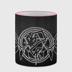 Кружка 3D Touhou Project Эмблема Фландр Скарлет, цвет: 3D-розовый кант — фото 2