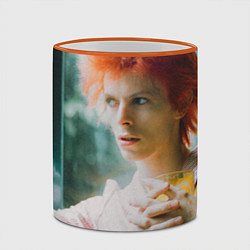 Кружка 3D David Bowie in Haddon Hall, цвет: 3D-оранжевый кант — фото 2