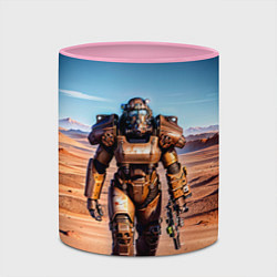 Кружка 3D Fallout power, цвет: 3D-белый + розовый — фото 2