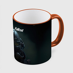 Кружка 3D Fallout game, цвет: 3D-оранжевый кант