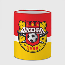 Кружка 3D ФК Арсенал Тула, цвет: 3D-красный кант — фото 2