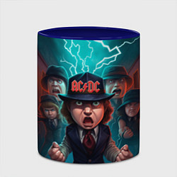Кружка 3D ACDC cartoon, цвет: 3D-белый + синий — фото 2