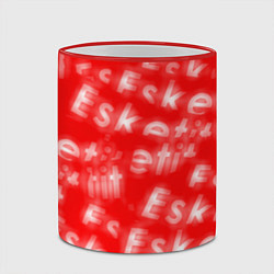 Кружка 3D Esskeetit Lil Pump, цвет: 3D-красный кант — фото 2