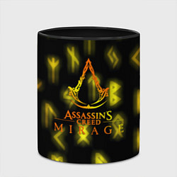 Кружка 3D Assasins Creed mirage, цвет: 3D-белый + черный — фото 2