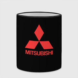 Кружка 3D Mitsubishi sportcar, цвет: 3D-черный кант — фото 2
