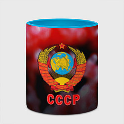 Кружка 3D Патриот ссср, цвет: 3D-белый + небесно-голубой — фото 2