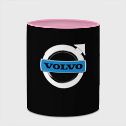 Кружка 3D Volvo sport car, цвет: 3D-белый + розовый — фото 2