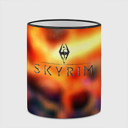 Кружка 3D Skyrim rpg game, цвет: 3D-черный кант — фото 2