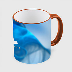 Кружка 3D Half life blue storm, цвет: 3D-оранжевый кант