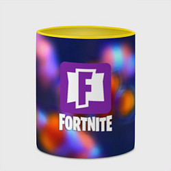 Кружка 3D Epic game fortnite, цвет: 3D-белый + желтый — фото 2