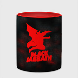 Кружка 3D Black Sabbath краски метал, цвет: 3D-белый + красный — фото 2