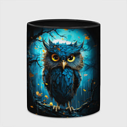 Кружка 3D Halloween - ночная сова, цвет: 3D-белый + черный — фото 2