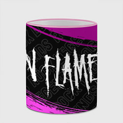 Кружка 3D In Flames rock legends по-горизонтали, цвет: 3D-розовый кант — фото 2