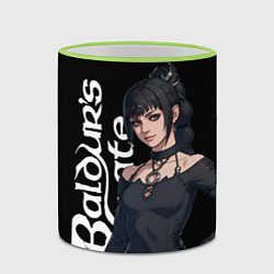 Кружка 3D Baldurs gate 3 - shadowheart, цвет: 3D-светло-зеленый кант — фото 2