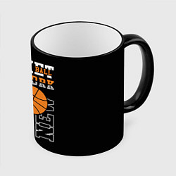 Кружка 3D Basketball New York, цвет: 3D-черный кант