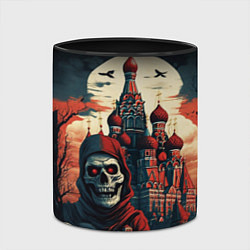 Кружка 3D Москва на хэллоуин, цвет: 3D-белый + черный — фото 2