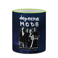 Кружка 3D Depeche Mode - Devotional тур, цвет: 3D-светло-зеленый кант — фото 2