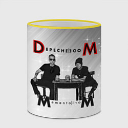 Кружка 3D Depeche Mode - Mememto Mori Dave and Martin, цвет: 3D-желтый кант — фото 2