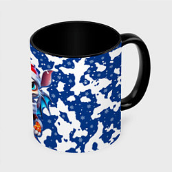 Кружка цветная Новогодний дракошка