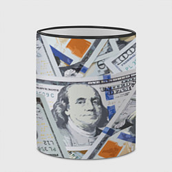 Кружка 3D Сто зеленых, цвет: 3D-черный кант — фото 2