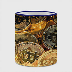 Кружка 3D Золото цифровой эры, цвет: 3D-синий кант — фото 2
