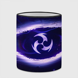 Кружка 3D Genshin Impact Raiden sign, цвет: 3D-черный кант — фото 2