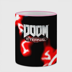 Кружка 3D Doom eternal storm, цвет: 3D-розовый кант — фото 2