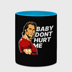 Кружка 3D Baby dont hurt me - Mike OHearn, цвет: 3D-белый + небесно-голубой — фото 2