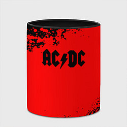 Кружка 3D AC DC skull rock краски, цвет: 3D-белый + черный — фото 2