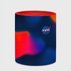 Кружка 3D Nasa gradient sportcolor, цвет: 3D-белый + красный — фото 2