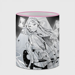 Кружка 3D Sousou no Frieren, цвет: 3D-розовый кант — фото 2