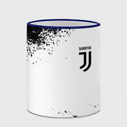 Кружка 3D Juventus sport color black, цвет: 3D-синий кант — фото 2