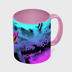 Кружка 3D 6ix9ine neon, цвет: 3D-белый + розовый