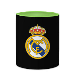 Кружка 3D Real madrid fc club, цвет: 3D-белый + светло-зеленый — фото 2
