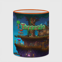 Кружка 3D Terraria big tree, цвет: 3D-оранжевый кант — фото 2