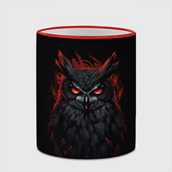 Кружка 3D Evil owl, цвет: 3D-красный кант — фото 2