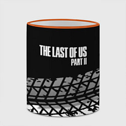 Кружка 3D The Last of Us краски асфальт, цвет: 3D-оранжевый кант — фото 2