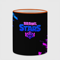 Кружка 3D Brawl stars neon, цвет: 3D-оранжевый кант — фото 2