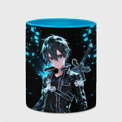Кружка 3D Kirito - Мастера меча онлайн, цвет: 3D-белый + небесно-голубой — фото 2