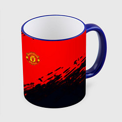 Кружка 3D Manchester United colors sport, цвет: 3D-синий кант