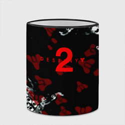 Кружка 3D Destiny pattern game, цвет: 3D-черный кант — фото 2