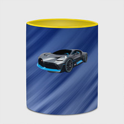 Кружка 3D Bugatti Divo, цвет: 3D-белый + желтый — фото 2