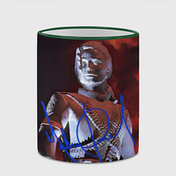 Кружка 3D Статуя Макла Джексона с автографом - альбом Histor, цвет: 3D-зеленый кант — фото 2