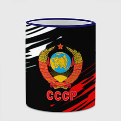 Кружка 3D СССР краски текстура, цвет: 3D-синий кант — фото 2