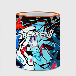 Кружка 3D Tekken 8 уличная битва, цвет: 3D-оранжевый кант — фото 2