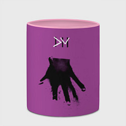Кружка 3D Depeche Mode Ultra, цвет: 3D-белый + розовый — фото 2